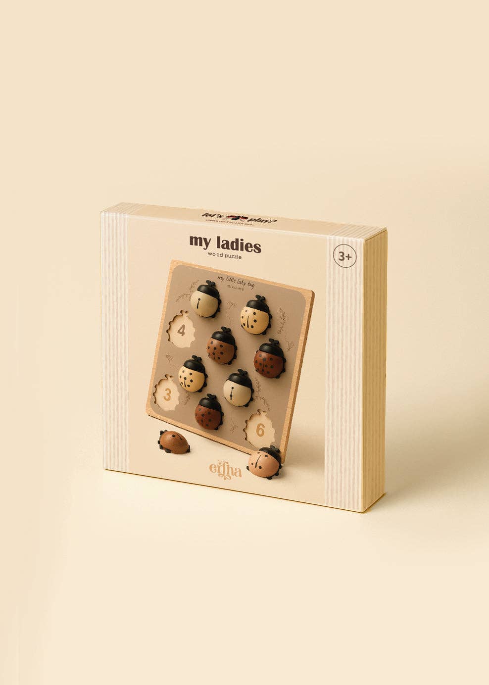 Puzzle en bois Coccinelles