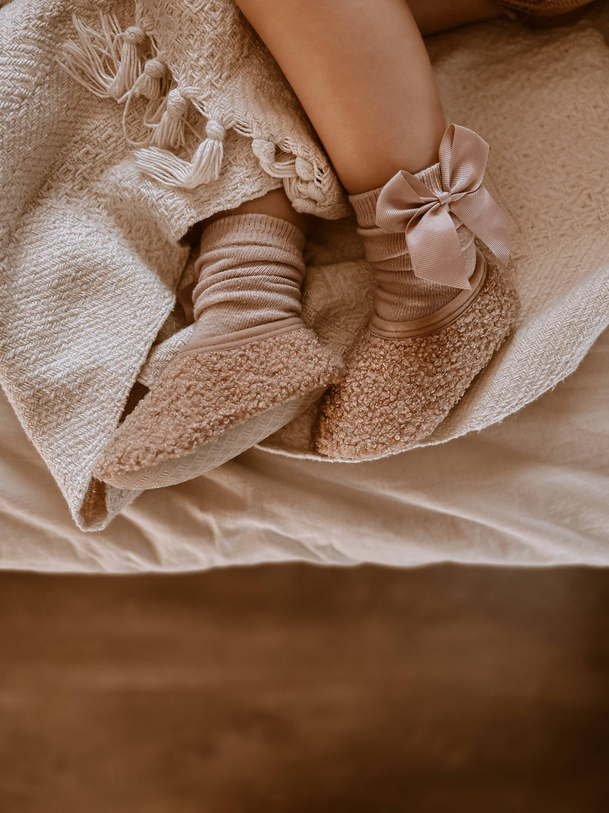 Chaussons souples Slogges - Beige foncé