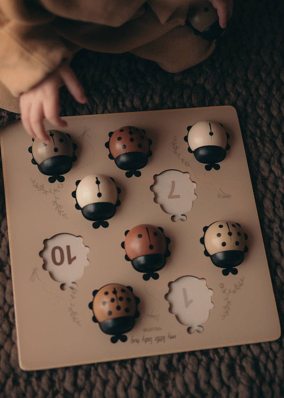 Puzzle en bois Coccinelles