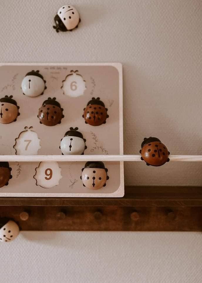 Puzzle en bois Coccinelles