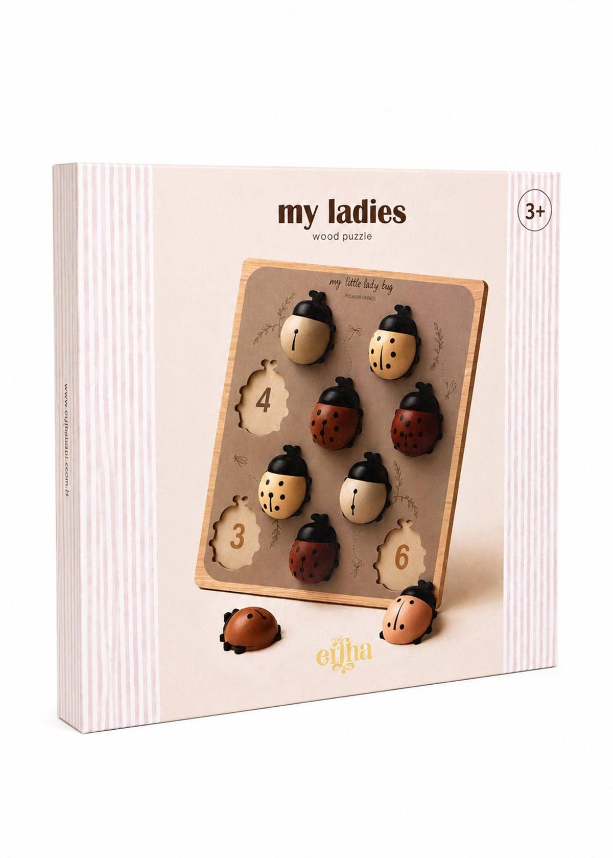 Puzzle en bois Coccinelles